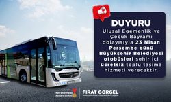 23 NİSAN’DA TOPLU TAŞIMA ÜCRETSİZ