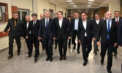 YALÇIN, YARALILARI ZİYARET ETTİ