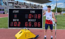ADİL SANİ KONUKOĞLU SPOR LİSESİ ÖĞRENCİSİ CİRİT ATMADA TÜRKİYE ŞAMPİYONU