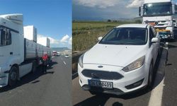 TIR, OTOMOBİL ÇARPIŞTI: 1 ÖLÜ, 2 YARALI
