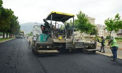 BÜYÜKŞEHİR’DEN, AHIRDAĞI CAD. ASFALT SERİMİ