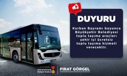 BAYRAMDA ÜCRETSİZ ULAŞIM