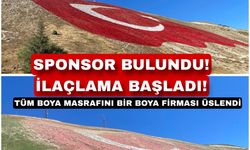 SPONSOR BİR FİRMA İLE BAYRAK BOYANMAYA BAŞLANDI!