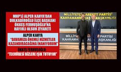ALPER KAHYA, ÖKKEŞ FERHUŞOĞLU’NU ZİYARET ETTİ