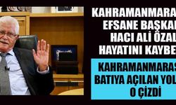HACI ALİ ÖZAL’I KAYBETTİK