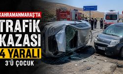 TRAFİK KAZASI: 4 YARALI