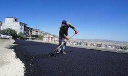 BÜYÜKŞEHİR’İN ASLANBEY MAHALLESİ’NDEKİ ASFALT MESAİSİ SÜRÜYOR
