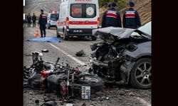 MOTOSİKLET SÜRÜCÜSÜ ÖLDÜ