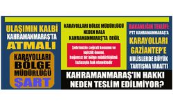 ULAŞIMIN KALBİ KAHRAMANMARAŞ'TA ATMALI