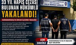 33 YILDIR ARANIYORDU GÖKSUN’DA YAKALANDI