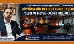 BAŞKAN HALİT ORHAN’DAN BAŞKAN GÖRGEL’E TEŞEKKÜR