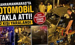 OTOMOBİL TAKLA ATTI: 2 YARALI
