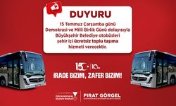 BÜYÜKŞEHİR’DEN ÜCRETSİZ TOPLU TAŞIMA HİZMETİ