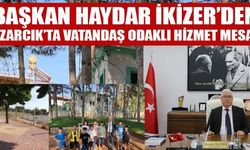 BAŞKAN İKİZER VE BELEDİYE EKİPLERİ TAM KADRO SAHADA