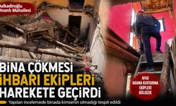 ÇÖKEN BİNA PANİK YARATTI