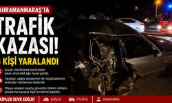 TRAFİK KAZASI: 4 YARALI