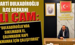 BAŞKAN ALİ ÇAM: SİYASETTEKİ AMACIMIZ İNSANLARA FAYDALI OLMAK