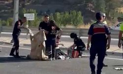 OTOMOBİLİN TAKLA ATTI 1 ÖLÜ, 4 YARALI VAR