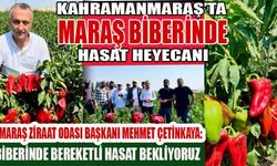 BAŞKAN ÇETİNKAYA: MARAŞ BİBERİ KÜLTÜREL MİRASIMIZ!
