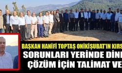 BAŞKAN TOPTAŞ ÇALIŞMALARINI VATANDAŞLARLA PAYLAŞTI