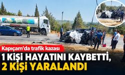 YİNE KAZA, 1 ÖLÜ, 2 YARALI