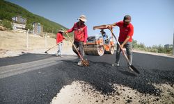 ŞEHRİN YENİ DOĞU – BATI ULAŞIM AKSINDA ASFALT MESAİSİ