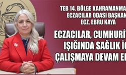 BAŞKAN EBRU KAYA’DAN 29 EKİM MESAJI