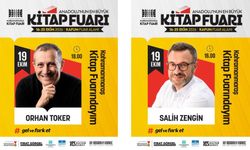 KİTAP FUARI’NDA PAZARTESİ GÜNÜ ZENGİN VE TOKER OKURLARLA BULUŞACAK