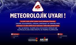 5 İLÇEDE KUVVETLİ SAĞANAK YAĞIŞ UYARISI