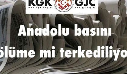 KGK: YEREL BASIN BİRER BİRER KAPANIYOR. BİK ACİLEN ÖNLEM ALMALI