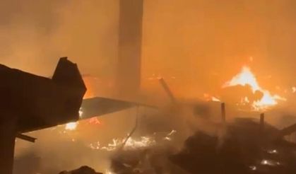 ÇIRÇIR FABRİKASIDA YANGIN