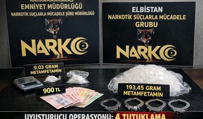 UYUŞTURUCU OPERASYONU: 4 TUTUKLAMA