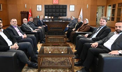 BAŞKAN GÖRGEL, AK PARTİ KADIN KOLL. BAŞKANI ERCAN’I AĞIRLADI