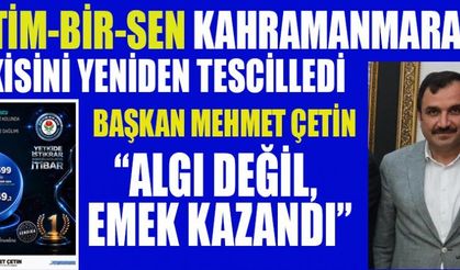 BAŞKAN ÇETİN: “BİZDE OLAN ŞU; GÜVEN, YETKİ VE İSTİKRAR