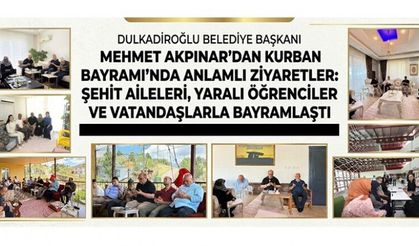BAŞKAN AKPINAR BAYRAMDA GÖNÜLLERE DOKUNDU