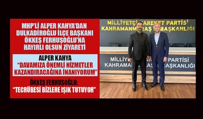 ALPER KAHYA, ÖKKEŞ FERHUŞOĞLU’NU ZİYARET ETTİ