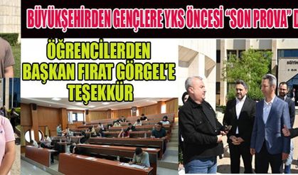 BAŞKAN GÖRGEL, GENÇLERİN HEYECANINA ORTAK OLDU