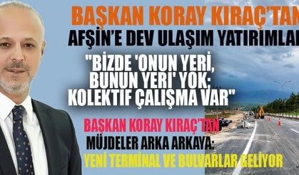 BAŞKAN KIRAÇ: "BİZDE KOLEKTİF ÇALIŞMA VAR"