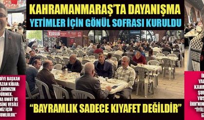 YETİMLER İÇİN GÖNÜL SOFRASI