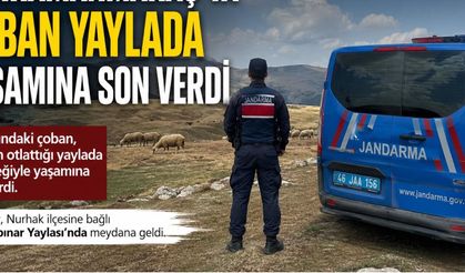 ÇOBAN YAYLADA ÖLÜ BULUNDU
