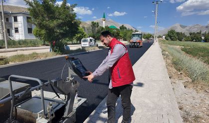 ELBİSTAN İĞDE’DE YÜRÜYÜŞ YOLU TAMAM, ASFALT BAŞLADI