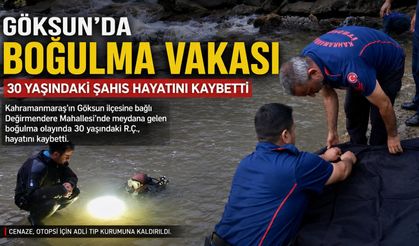 SUYA GİRDİ, BOĞULDU