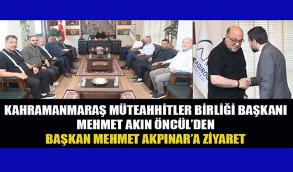 BAŞKAN ÖNCÜL’DEN BAŞKAN AKPINAR’A ZİYARET