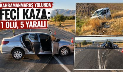 FECİ KAZA: 1 ÖLÜ, 5 YARALI