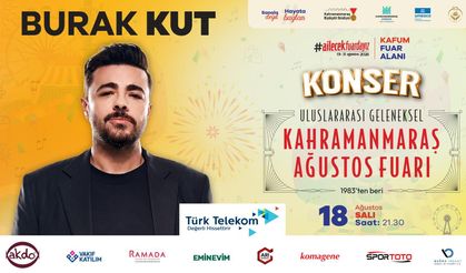 AĞUSTOS FUARI, SALI GÜNÜ BURAK KUT KONSERİYLE DEVAM EDECEK