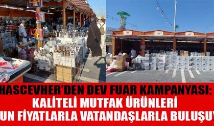 HASCEVHER’DEN DEV FUAR KAMPANYASI