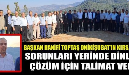 BAŞKAN TOPTAŞ ÇALIŞMALARINI VATANDAŞLARLA PAYLAŞTI