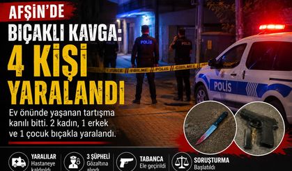 BIÇAKLI KAVGA: 4 YARALI