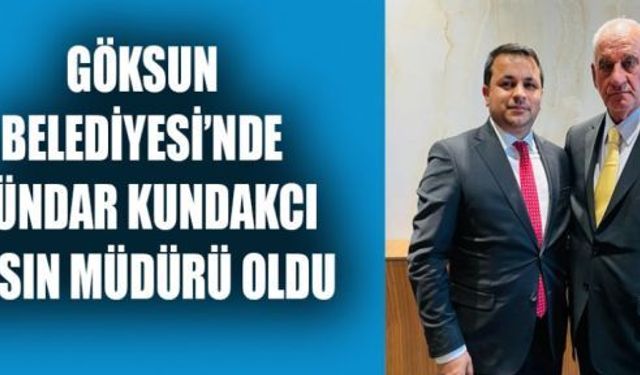 GÖKSUN BEL. BASIN MÜD. DÜNDAR KUNDAKCI