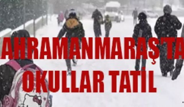 EĞİTİME KAR ENGELİ